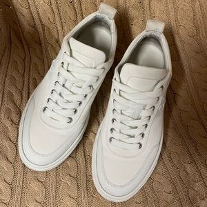 Christian Louboutin Simplerui Flat Calf Gomme/Toile - white - size 38.5